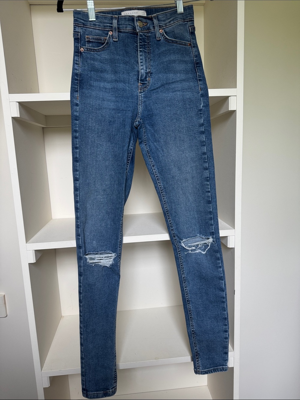 Topshop Jamie Skinny Jeans - Long